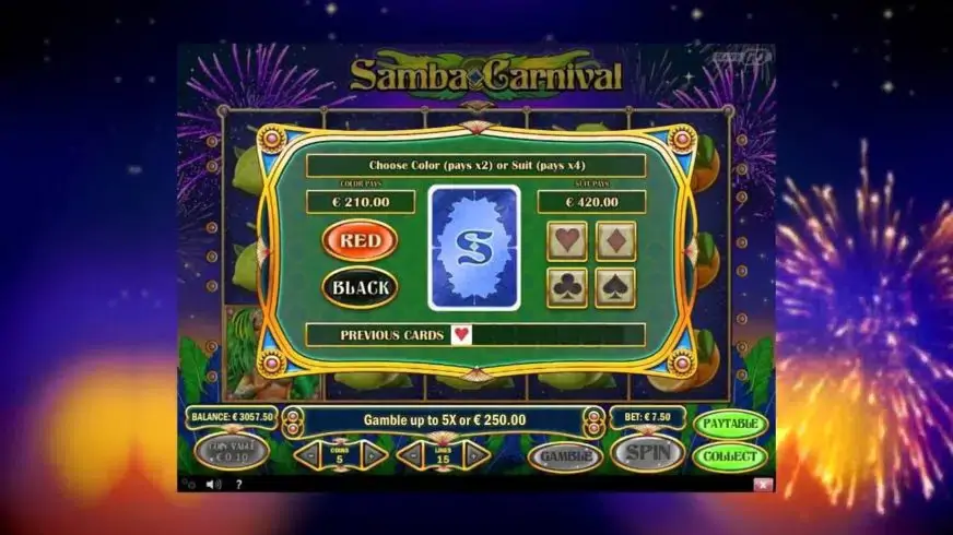 Samba Carnival slot screenshot 3