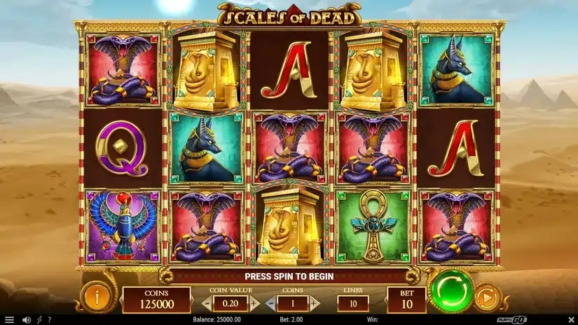 Scales of Dead slot screenshot 