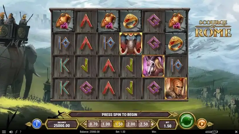 Scourge of Rome slot screenshot
