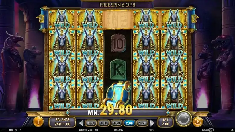 Scroll of Seth slot screenshot 