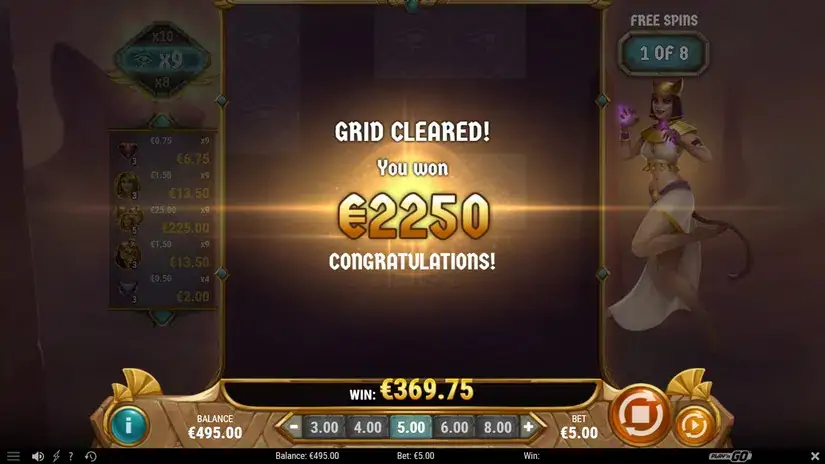 Sisters of the Sun slot screenshot 9