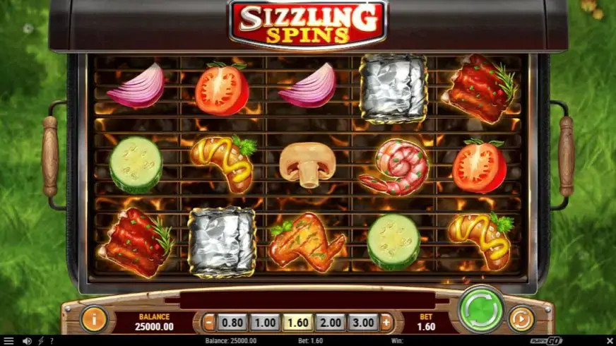 Sizzling Spins slot screenshot 1