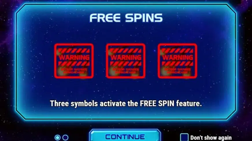 Space Race slot screenshot 2