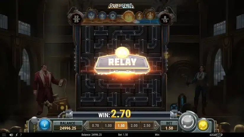 Spark of Genius slot screenshot 4