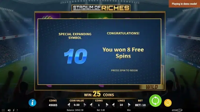 Stadium of Riches slot screenshot 4