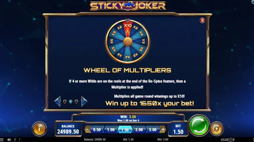 Sticky Joker slot screenshot 4