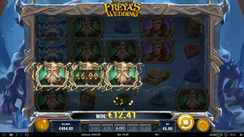 Tales of Asgard Freya’s Wedding slot screenshot 2
