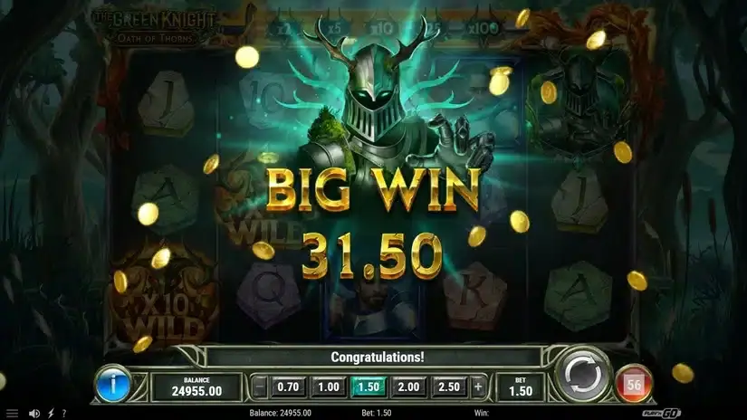 The Green Knight Oath of Thorns slot screenshot 