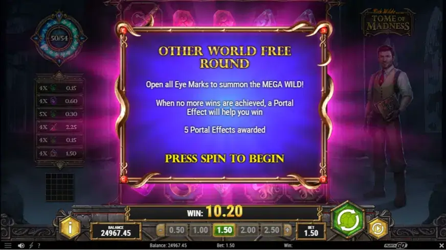 Tome of Madness slot screenshot 5