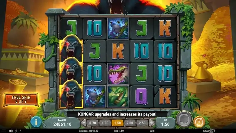 Treasures of Kongar slot screenshot 4
