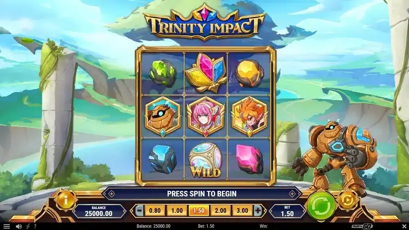 Trinity Impact slot screenshot 2