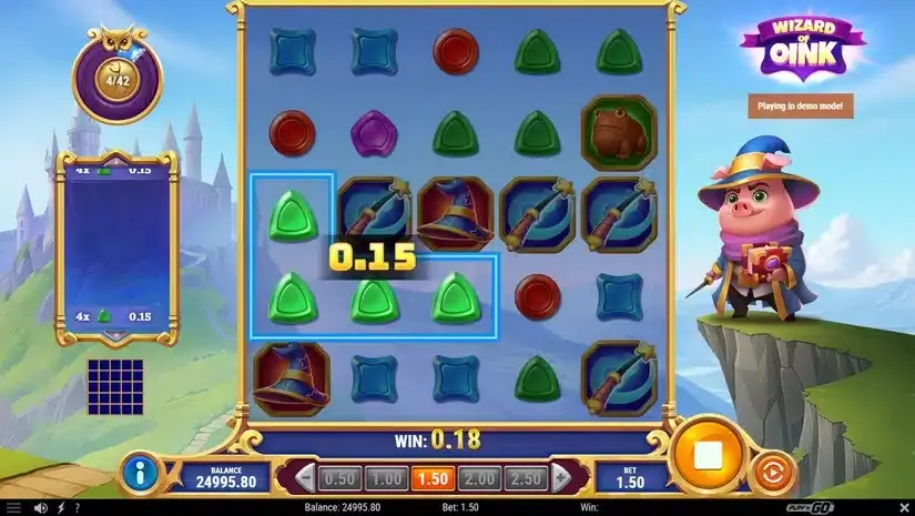 Wizard of Oink slot screenshot 4