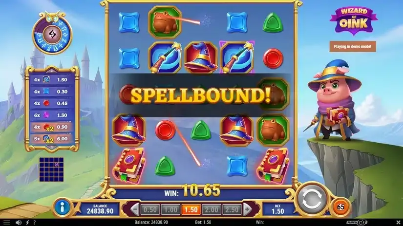 Wizard of Oink slot screenshot 5