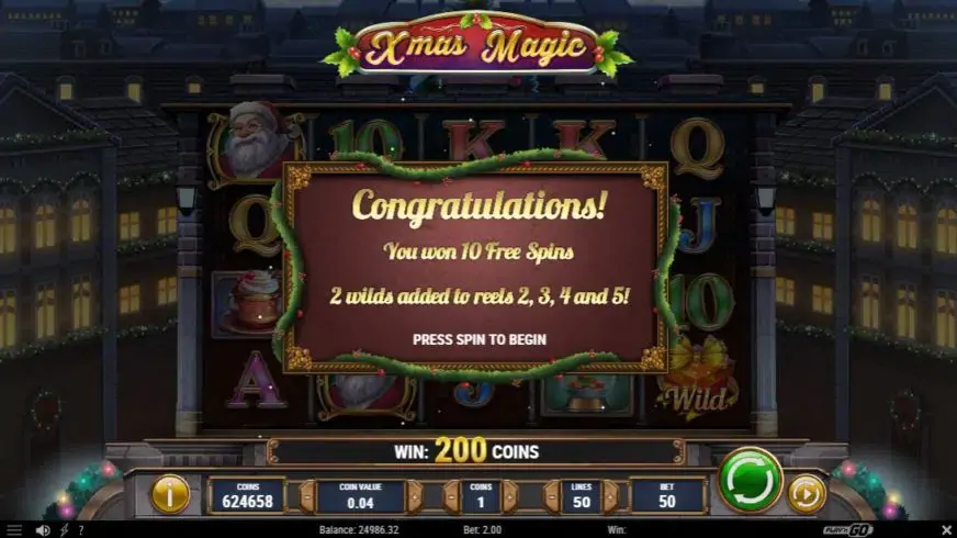 Xmas Magic slot screenshot 3