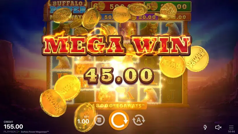 Buffalo Power: Megaways slot screenshot 7