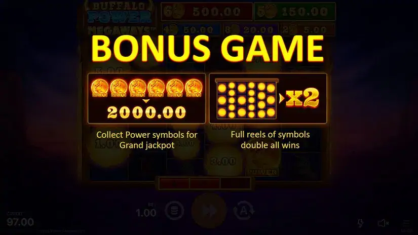 Buffalo Power: Megaways slot screenshot 3