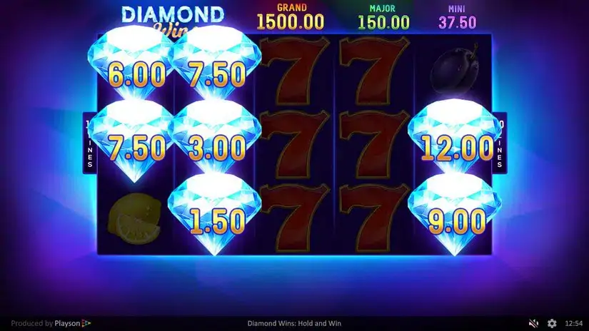 Diamond Wins: Hold & Win slot screenshot 4