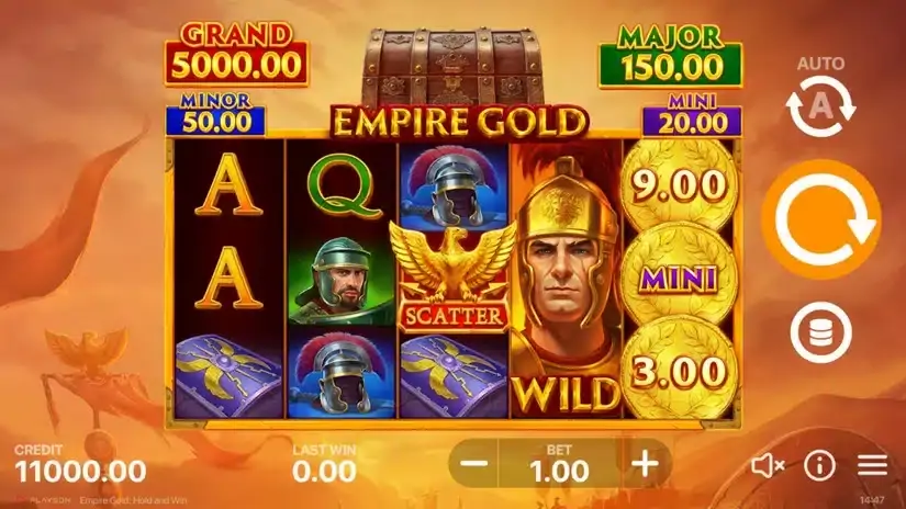 Empire Gold: Hold and Win slot screenshot