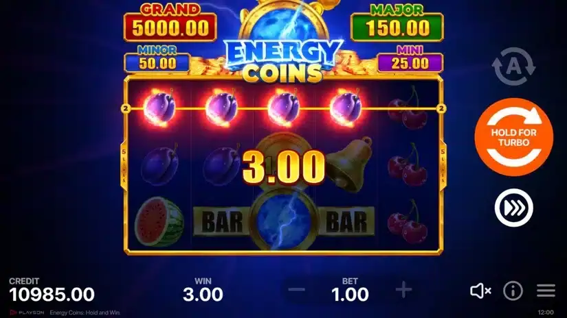Energy Coins: Hold and Win slot screenshot 2