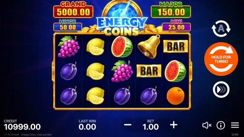 Energy Coins: Hold and Win slot screenshot