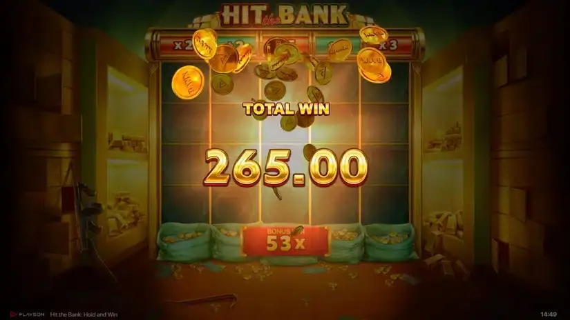 Hit the Bank Hold and Win slot screenshot 
