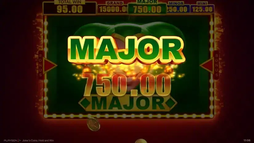 Joker’s Coins: Hold and Win slot screenshot 