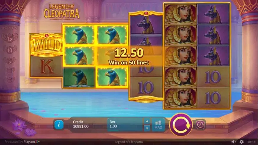 Legend of Cleopatra slot screenshot 3