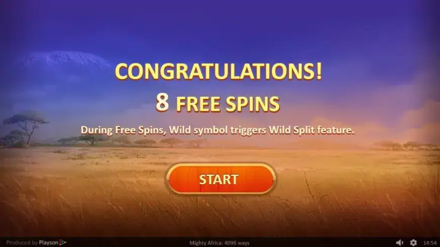 Mighty Africa slot screenshot 3