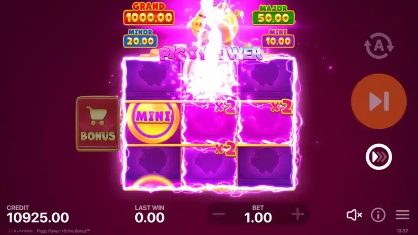 Piggy Power: Hit the Bonus slot screenshot 2