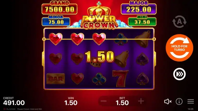 Power Crown: Hold and Win slot screenshot 2