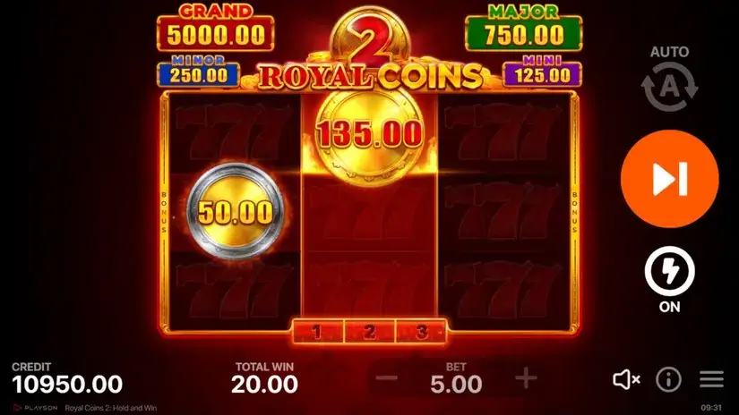 Royal Coins 2: Hold and Win slot screenshot 3