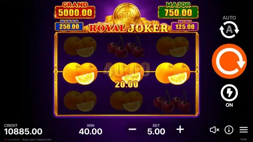 Royal Joker: Hold and Win slot screenshot 3