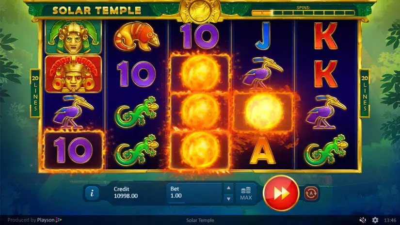 Solar Temple slot screenshot 2
