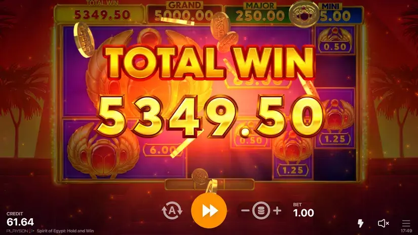 Spirit of Egypt: Hold and Win slot screenshot 7