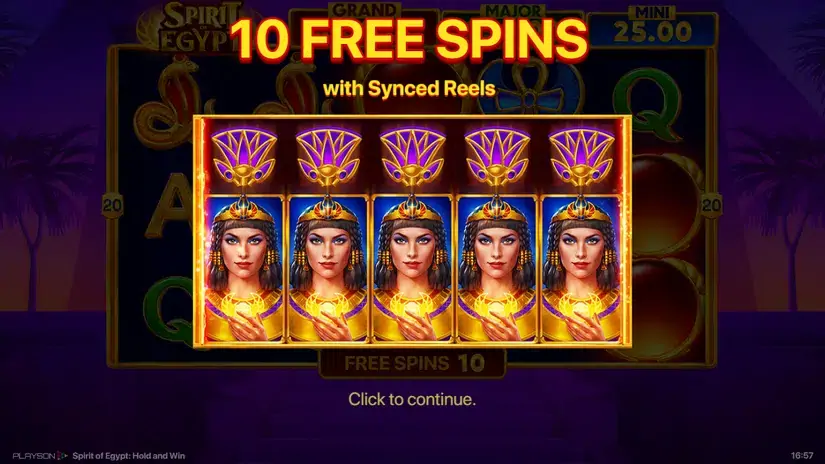 Spirit of Egypt: Hold and Win slot screenshot 5