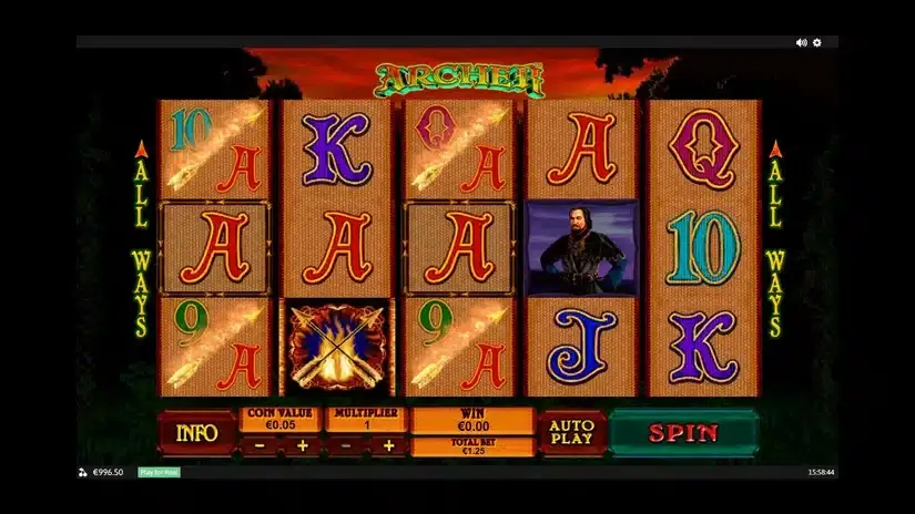 Archer slot screenshot 2