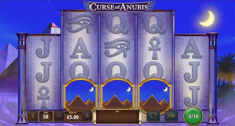 Curse of Anubis slot screenshot 4