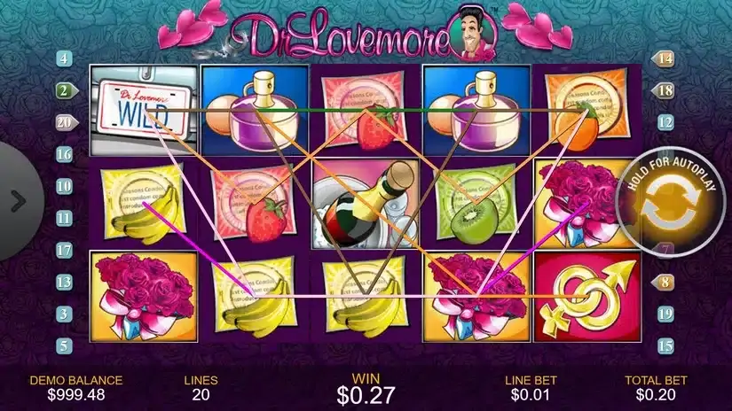 Dr. Lovemore slot screenshot 2