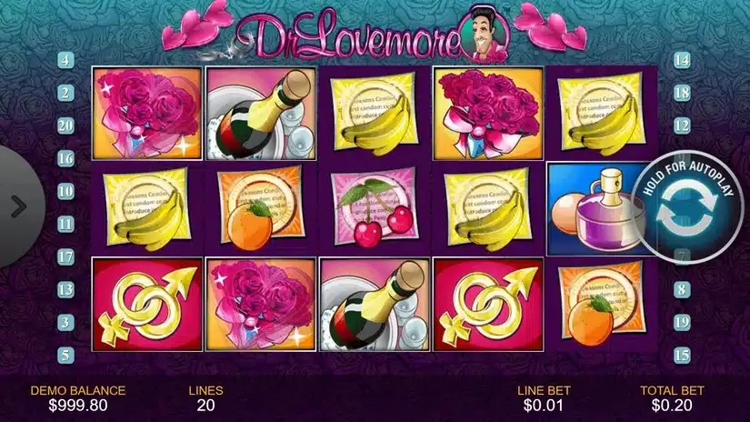 Dr. Lovemore slot screenshot 1