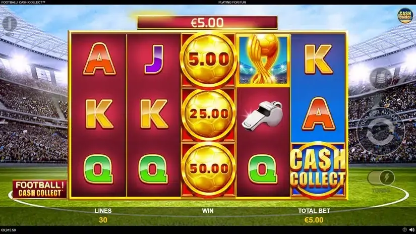 Football Cash Collect slot screenshot 4
