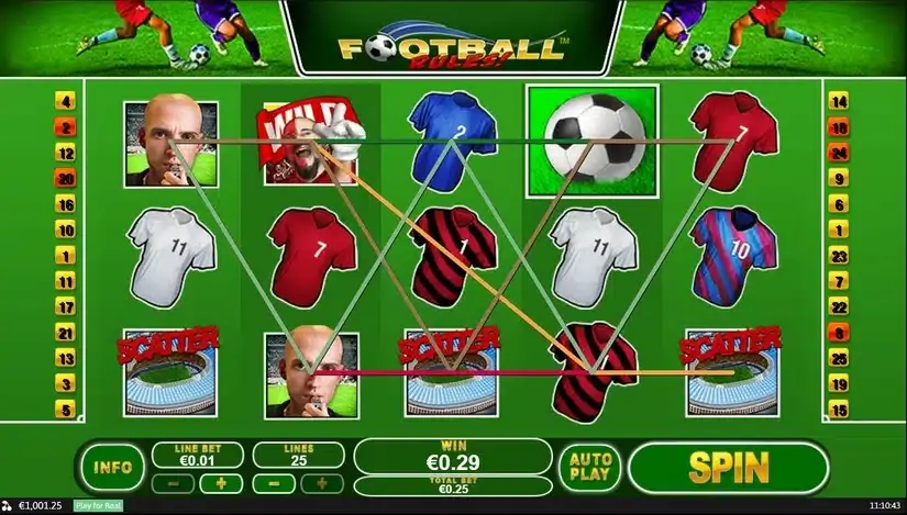 Football Rules slot screenshot 3