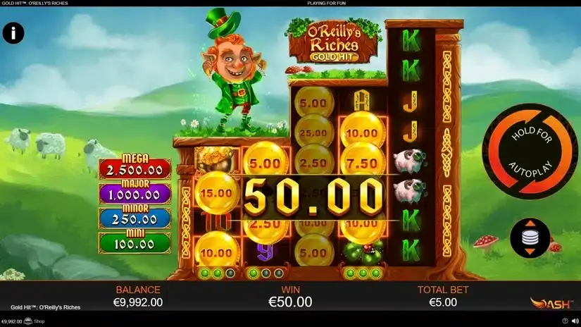 Gold Hit O’Reilly’s Riches slot screenshot