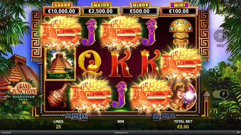 Grand Junction Enchanted Inca slot screenshot 3