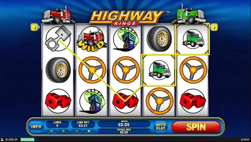 Highway Kings slot screenshot 3