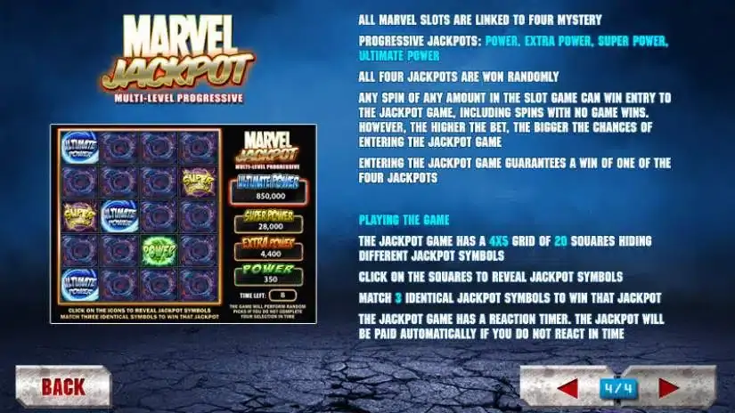 Iron Man 2 slot screenshot 2
