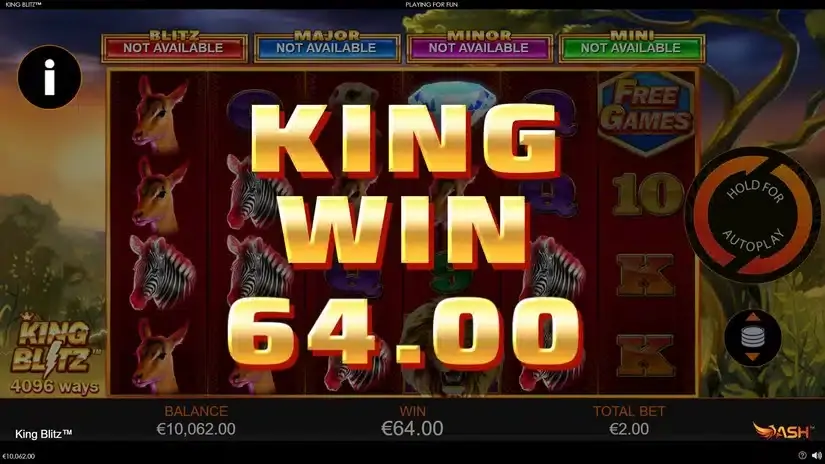 King Blitz slot screenshot 4