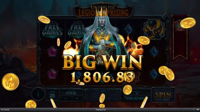 Kingdoms Rise Legion Uprising slot screenshot 6