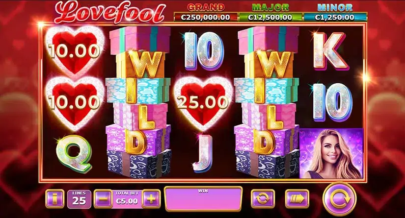 Lovefool slot screenshot 4