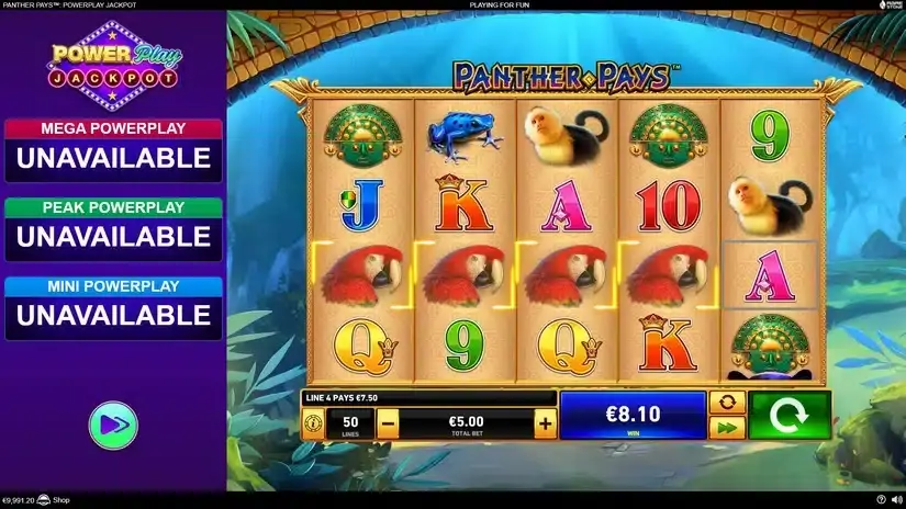 Panther Pays Power Play slot screenshot 4
