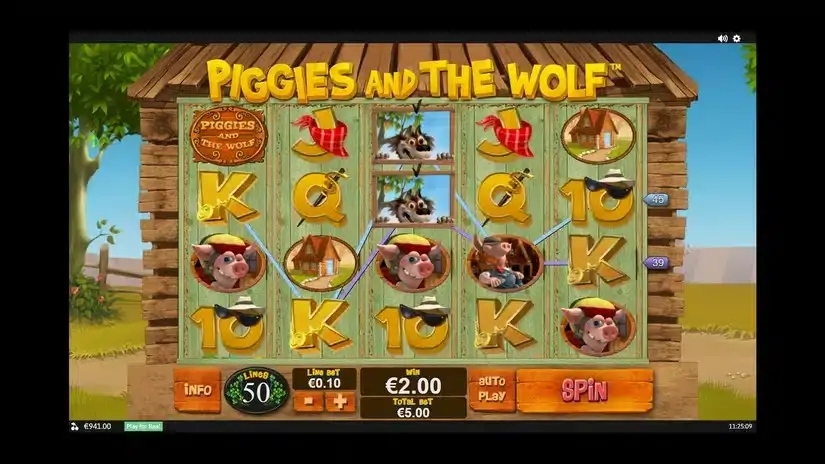 Piggies and The Wolf slot screenshot 3